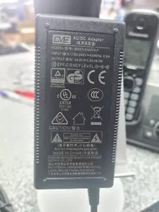 Genuine GVE Model GM53-240200-F AC/DC Power Adapter Charger 24V 2A 48W UK Seller - Picture 1 of 2