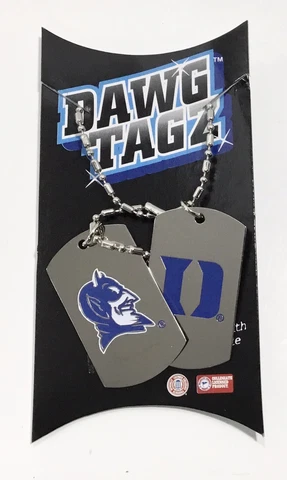 Duke Blue Devils Dawg Tagz Dog Tag Necklace Jewelry Licensed Cover