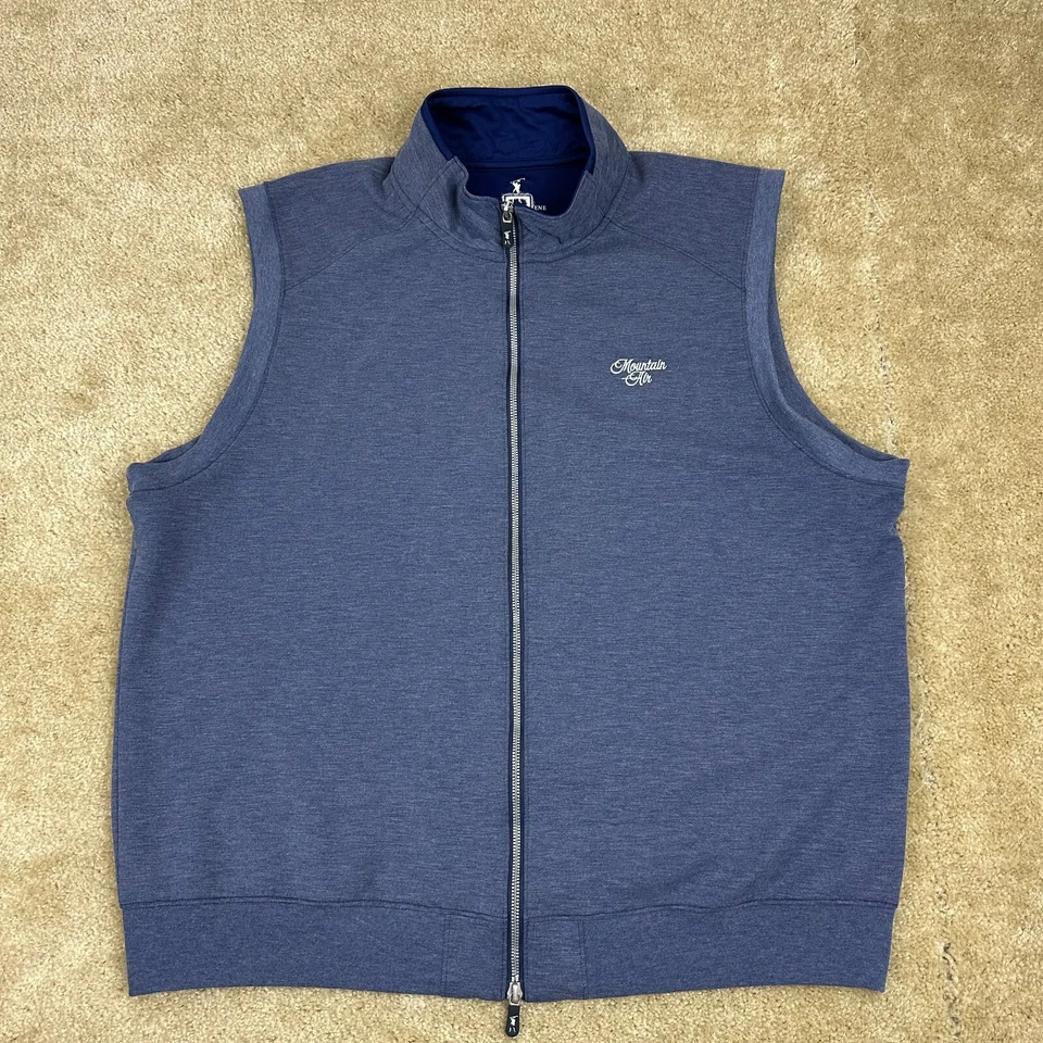 Chaleco Fairway & Greene para Hombres 2XL F&G Hecho en EE. UU. Mountain Air Golf País Cremallera Completa Foto 1 de 4