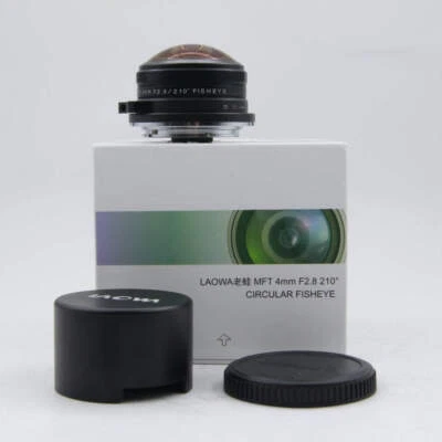 * OPEN BOX EXCELLENT * Laowa 4mm f/2.8 Fisheye Lens for Micro Four Thirds - Image 1 of 4
