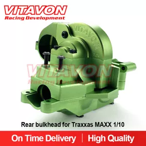 VITAVON CNC Aluminum redesign Rear bulkhead for Traxxas MAXX 1/10 MAXX/Slash - Picture 1 of 4