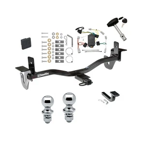 Enganche de remolque para 10-13 Mazda 3 sedán sin luces traseras LED + cableado + bola de 2" - Imagen 1 de 10