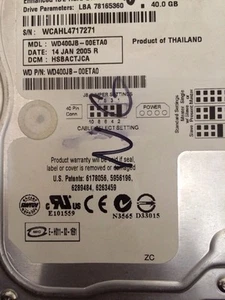 Western Digital 40 Go WD400JB-00ETA0, ATA 3,5 PCB seulement 2060-001189-003 Rev A - Photo 1/2