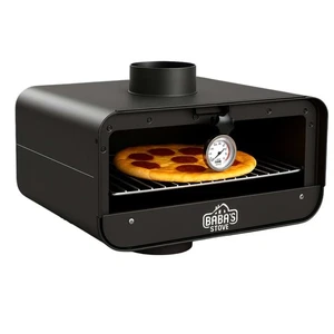 Rauchrohr Backofen Kaminofen Backaufsatz Ofenrohr Backfach 150 mm Universal - Bild 1 von 1