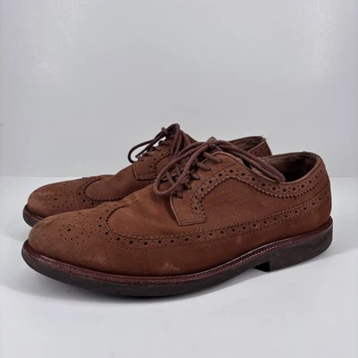 Polo Ralph Lauren Torrington Wingtip Oxford Men’s US 11.5D Brown Suede Lace Up - Image 1 of 4