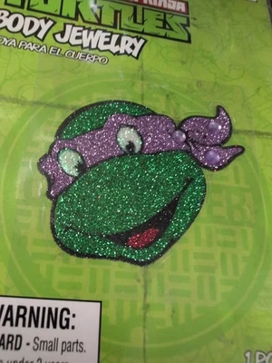 Adhesivo Joyería Corporal Tortuga Ninja Adolescente Mutante NUEVO LB10 Foto 1 de 3