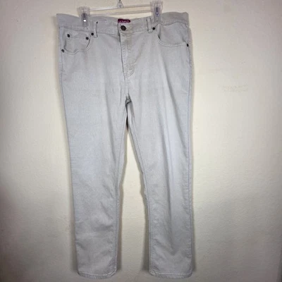 Franky Max Hombres Pantalones 38x32 Crema Tostado Trabajo Denim Elástico Mezcla Algodón Foto 1 de 4