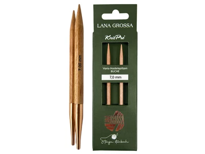 Lana Grossa KnitPro Nadelspitzen VARIO LANG Buche Tanja Steinbach Edition 3-12mm