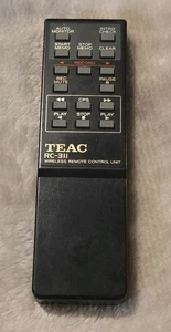 TEAC RC-311 Original V-970X/R-919 Cassette Deck Control Remoto Probado Raro  - Imagen 1 de 5