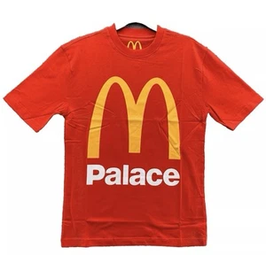 Palace x McDonald’s Logo T-Shirt Red Size Small 2023 Collab Tee Skateboard Hype - Picture 1 of 8