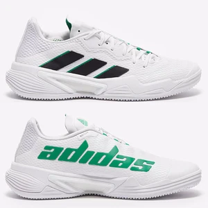 adidas Barricade Grass Mens Tennis Shoes SIZE 9 10 Trainers White Green - Picture 1 of 6