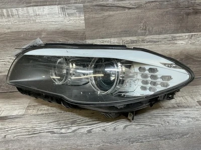 11-13 BMW 528i/535i LH Driver Side Headlamp Assembly OEM - Imagem 1 de 4