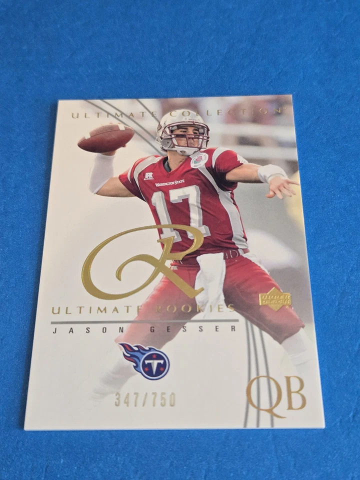 JASON GESSER  2003 UPPER DECK ULTIMATE COLLECTION BASE SET ROOKIE CARD #91 /750 - Image 1 of 2