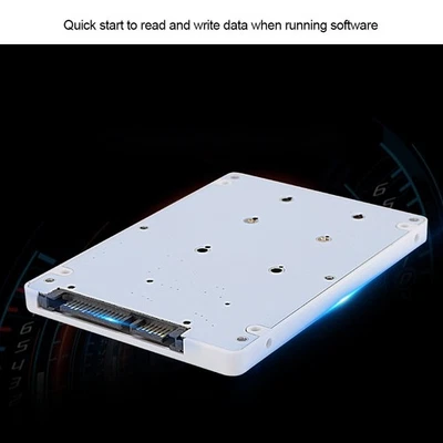 MARKENLOS White USB 2.5 External SSD Hard Drive Mobile Disk HD Enclosure/Case Box