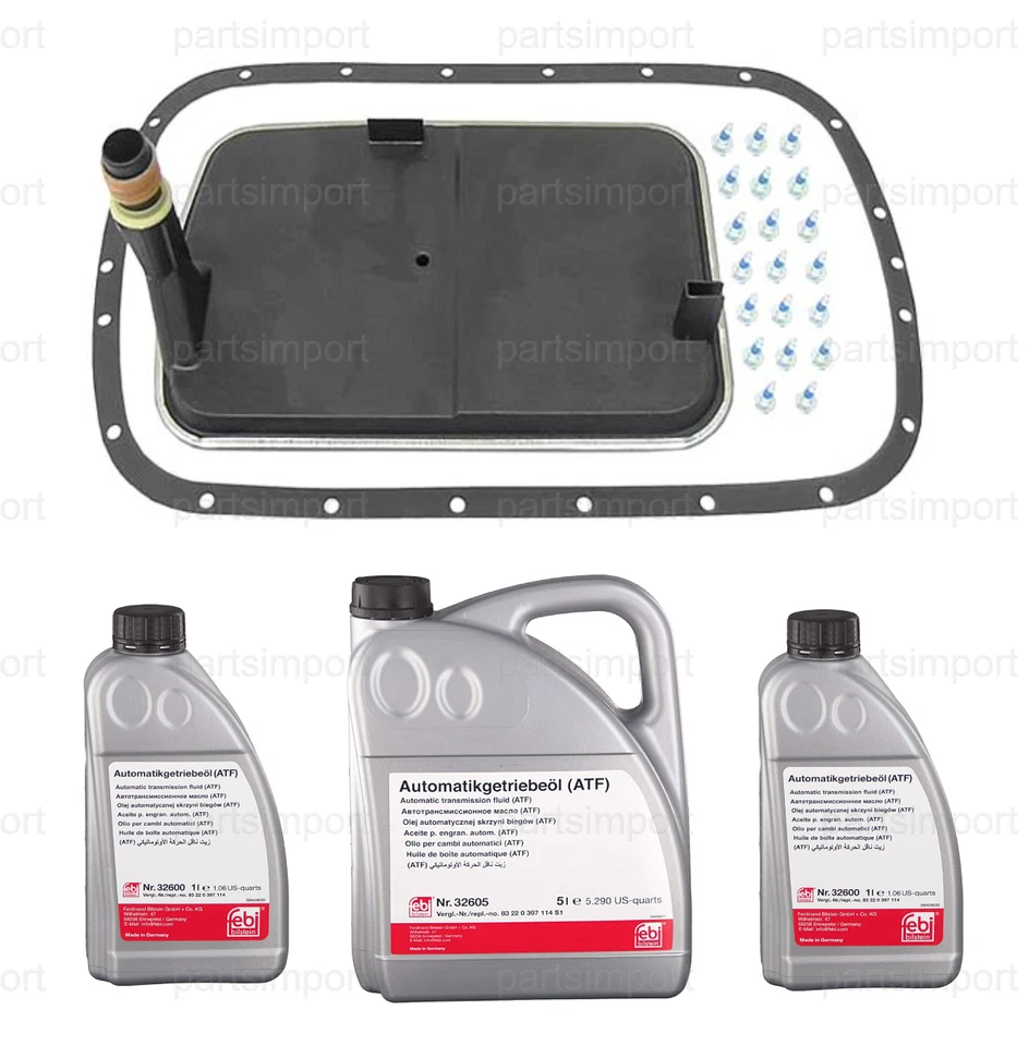 Kit de filtro de transmisión con líquido de transmisión automática 7L ELRING/FEBI para BMW X5 3.0i Foto 1 de 1