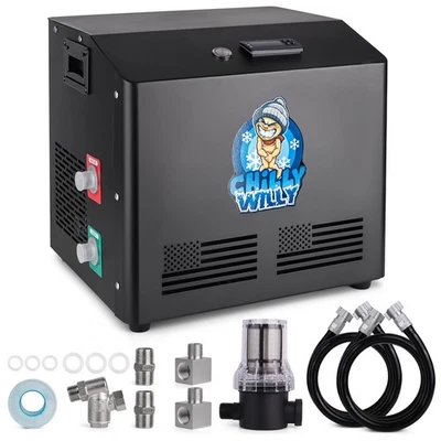 Enfriador de agua de inmersión fría Chilly Willy - Sistema de enfriador de baño de hielo - 1/2 HP Foto 1 de 4