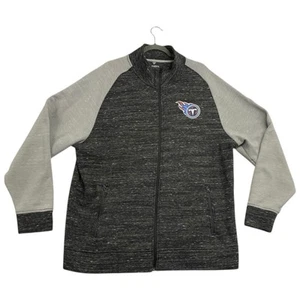 Tennessee Titans Fanatics Jacket Men’s 3XL Gray NFL Pullover Full Zip Pockets - Picture 1 of 13