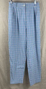 Vintage David Brooks Women's MulitColor Plaid High Waist Ankle Cut Pants Size 10 - Picture 1 of 12
