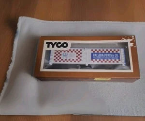 Tyco Ralston Purina Co. Train MRS 4554 HO Scale Billboard REEFER BOX Car VINTAGE - Picture 1 of 1