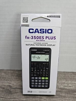Casio fx-350ES PLUS 2nd edition Scientific Calculator - New in Box - Image 1 of 3
