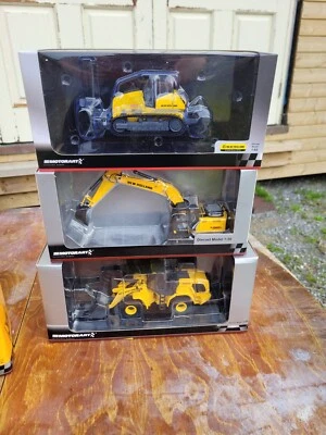 new Holland construction excavator dozer wheel loader 1/50 scale motorart not... Foto 1 de 4