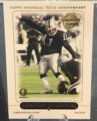 2005 (RAIDERS) Topps First Edition #304 Sebastian Janikowski (NM-MT+) - Image 1 of 2