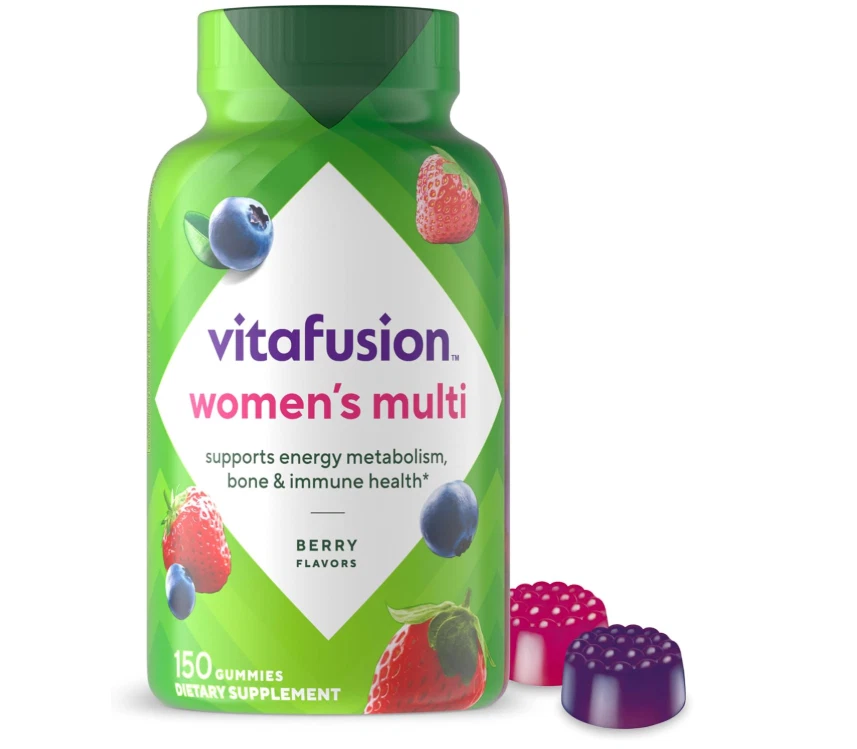 Vitafusion Womens Multivitamin Gummies, Berry Flavored Daily Vitamins for...  - Image 1 of 4