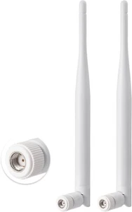 2.4GHz 5GHz 6dBi WiFi Antenna for Security Camera Surveillance DVR , 2-Pack - Picture 1 of 7