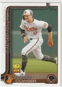 2025 Topps Serie 1 MLB #230 Colton Cowser Baltimore Orioles Outfielder - Foto 1 di 2