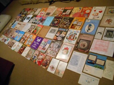 HUGE CRAFT MAGAZINE LOT Needlepoint/Needlework/Crochet/Cross Stitch/PATTERNS Vtg - Image 1 of 4