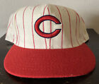 Vintage 1961-1966 Cincinnati Reds Fitted Hat 7 3/8 Roman Pro