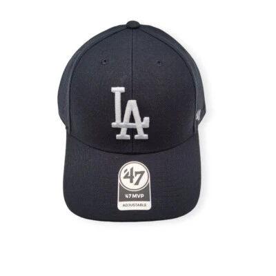 '47 Los Angeles Dodgers MVP Navy Blue Adjustable Strap Hat Cap - Image 1 of 4