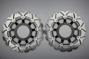 Coppia dischi freno anteriori galleggianti onda 296mm HONDA CBR 600 F PC41 2011-2013 - Foto 1 di 1