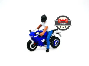 MOTOCICLETAS CARRERAS AZUL ESCALA 1:64 DIECAST COLECCIONISTA MODELO COCHE - Imagen 1 de 4