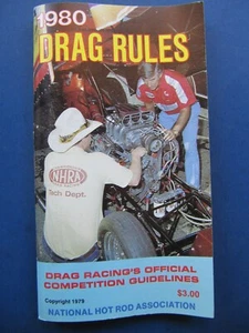 1980 NHRA DRAG RULES  Drag Racing's Official Guidelines, National Hot Rod Assn. - Picture 1 of 6