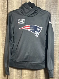 New England Patriots Nike Crucial Catch Dri-FIT Hoodie Women’s Small NFL - Picture 1 of 7