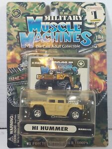 Muscle Machines Military MMM03-02 H1 Hummer 1/64 Scale Brand New 