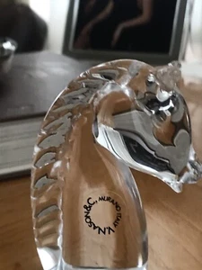 V. Nason & C. Murano Glass Horse Head Bust Sculpture.3.75”. - Picture 1 of 6
