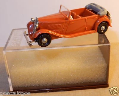Rara Brekina Ho 1/87 WANDERER Cabrio Auto Bicolore Marrone Arancione Nera IN - Immagine 1 di 3