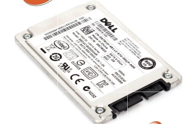 Dell N7RGD 800GB MLC SATA SSD 1.8" 6Gbps RI Solid State Drive | SSDSC1BG800G4R - Image 1 of 1