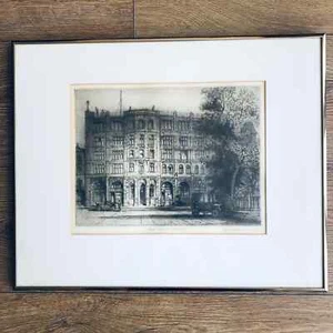 Edwin Seymour Art Work Royal Dentist Hospital London Framed Wall decor 27x46cm - Picture 1 of 13