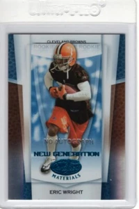 Eric Wright 2007 Donruss Leaf certificado nueva generación azul #163 RC 46/50 - Imagen 1 de 2