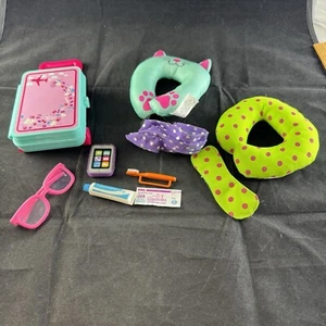 Lot My Life As Travel Play Set for 18-inch Doll AG Accessories Suitcase 18” - Picture 1 of 4
