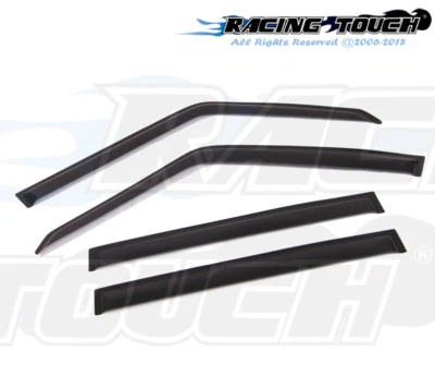 Visera de ventana de montaje exterior de humo oscuro protector de lluvia 4 piezas Suzuki Sidekick 1989-1998 Foto 1 de 4