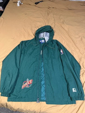 Vintage 1995 Seattle Sonics Starter Jacket *read Description* Cover