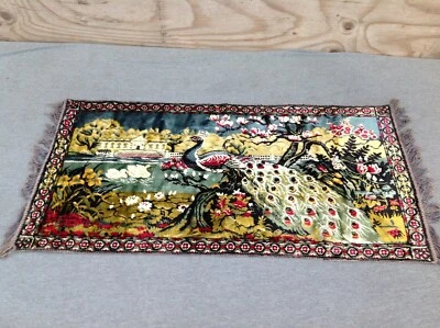 Swan Brand Velveteen "Peacock" Tapestry - Image 1 of 4