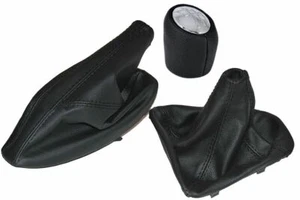 Renault Laguna II 2 2001-2007 Pomo + Funda Para Palanca De Cambio Y Freno CUERO - Imagen 1 de 3