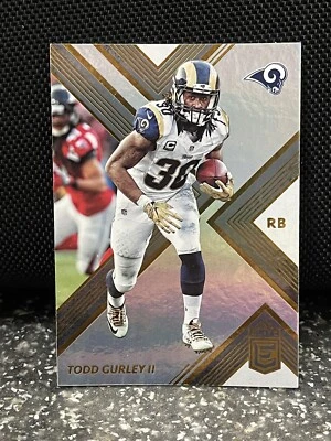 2017 Todd Gurley II #56 Panini Elite Los Angeles Rams Free Shipping - Image 1 of 2