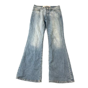 Vintage Diesel Womens Jeans 30 30 Bootcut Flare Light Wash Blue Whiskers Y2K - Picture 1 of 12