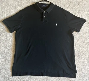 Polo Golf Ralph Lauren Poloshirt Herren Large Schwarz Pima Baumwolle Größe XXL - Bild 1 von 7